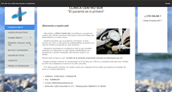 Desktop Screenshot of clinicacentrosur.es